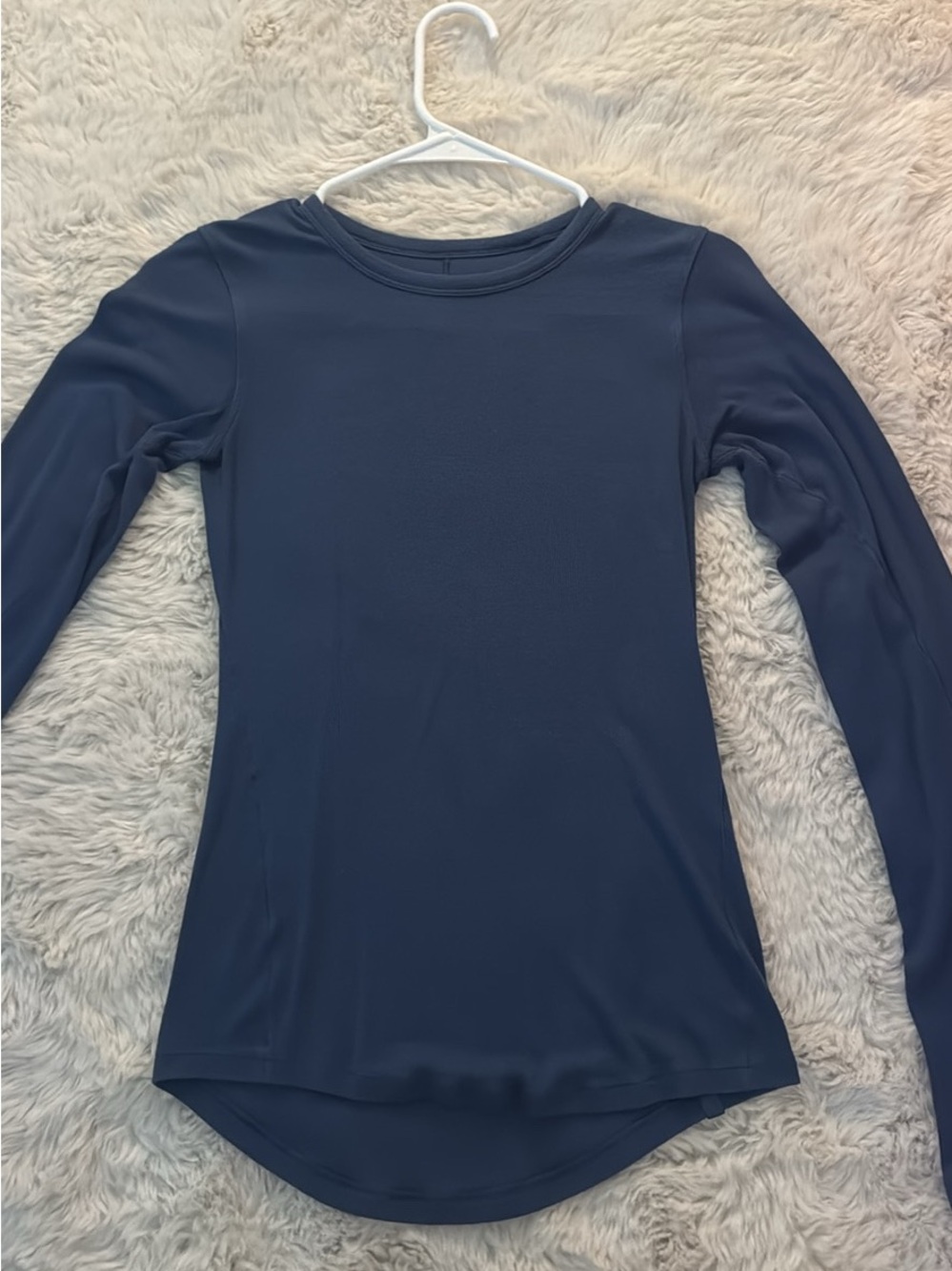 lululemon athletica Long Sleeve Crew Tee - Navy Blue